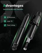 Set of 4 Shocks Struts for Dodge Mercedes-Benz Freightliner Sprinter 2500