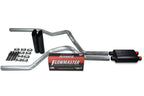 Dual Inlet Exhaust Kit for GM 2500 (2000–2006) - Flowmaster Super 44, Black Tips