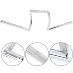 Z Bars Handlebar for Motorcycle (22mm 7/8", Drag Custom Chopper Cruiser)