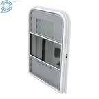 Set of 2 RV Camper Door Windows (28" 36")