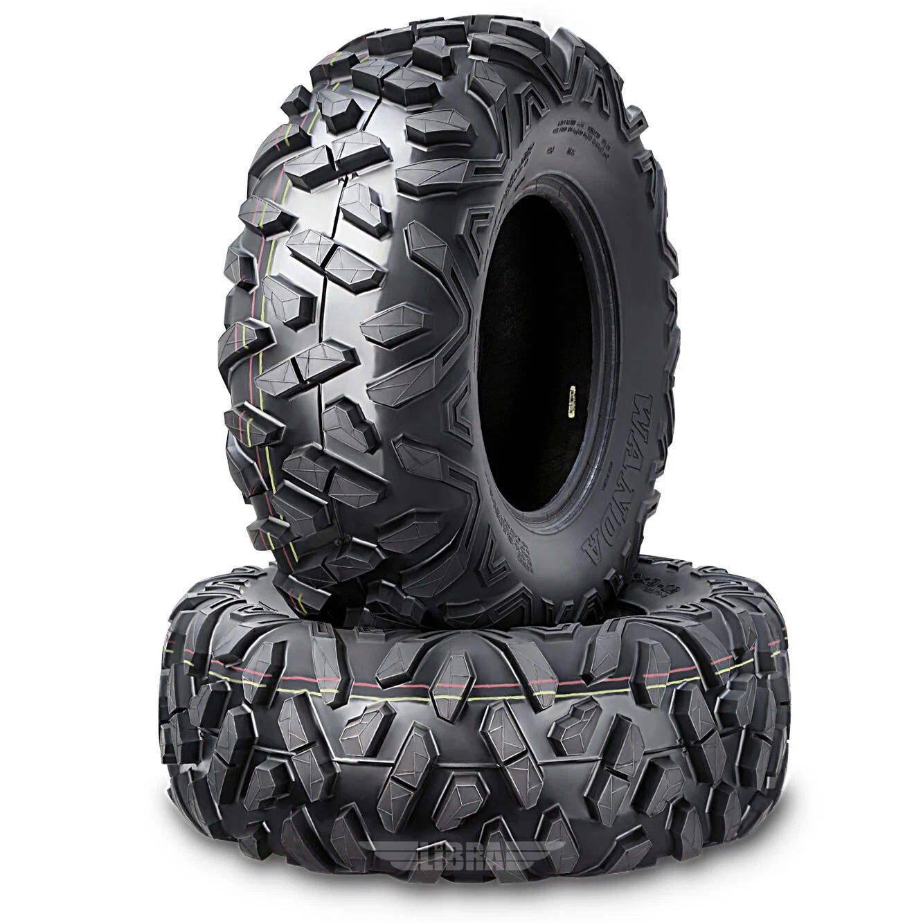2PC 26x9R12 Radial ATV Front Tire Set for Kawasaki Teryx (2014–2017)