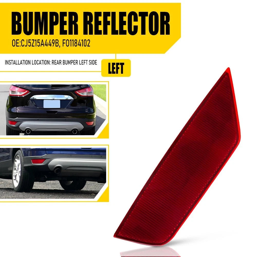 LH Rear Bumper Reflector Light for Ford Escape (2013–2019)