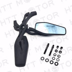 Tapered Teardrop Rearview Short Stem Mirrors for Harley Motorcycle