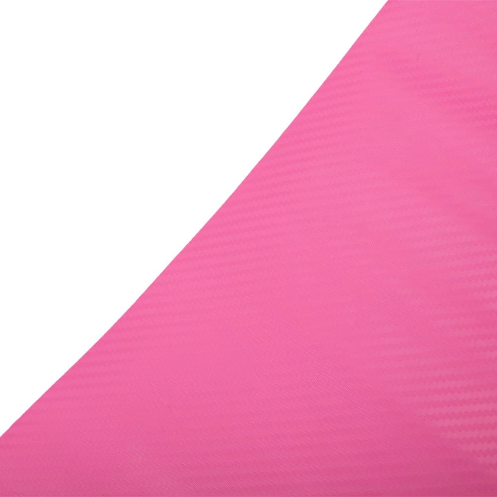 Car Pink Carbon Fiber Vinyl Wrap Sticker for Interior Accessories Panel (127CM)