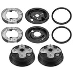 2X Front Brake Drum Hub Plate Shoes for Yamaha YFB250FW YFB250 (1996–2000)