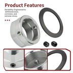 Rear Axle Lock Nut & Washer Set for Yamaha YFZ450 (2004–2013) Raptor 700 (2006–2022)