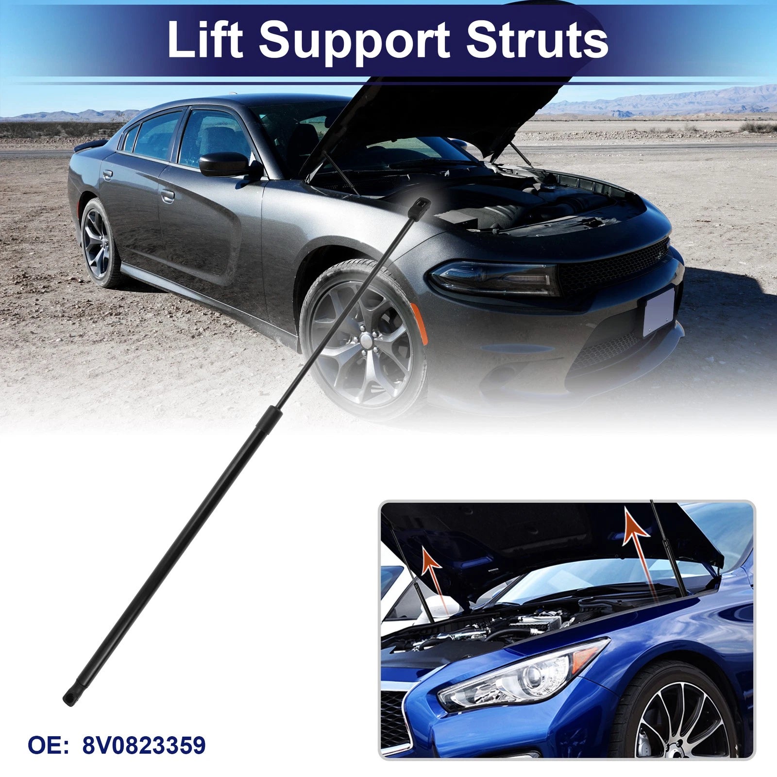 Tailgate Lift Support Struts Gas Spring No. 8V0823359 for Audi A3 (2013–2020)