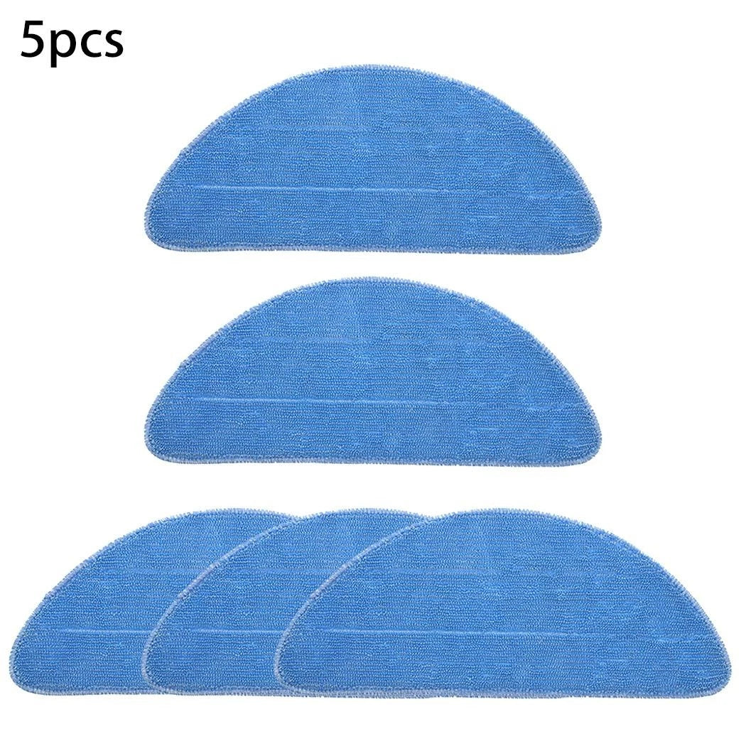 Set of 5 Mop Cloth Rags for ABIR X6 X8 (Robot Vacuum Cleaner)