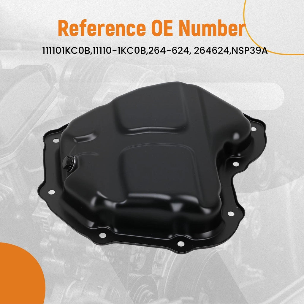 Oil Sump Pan for Nissan Juke/Sentra 1.6L Petrol (2011–2019) Steel