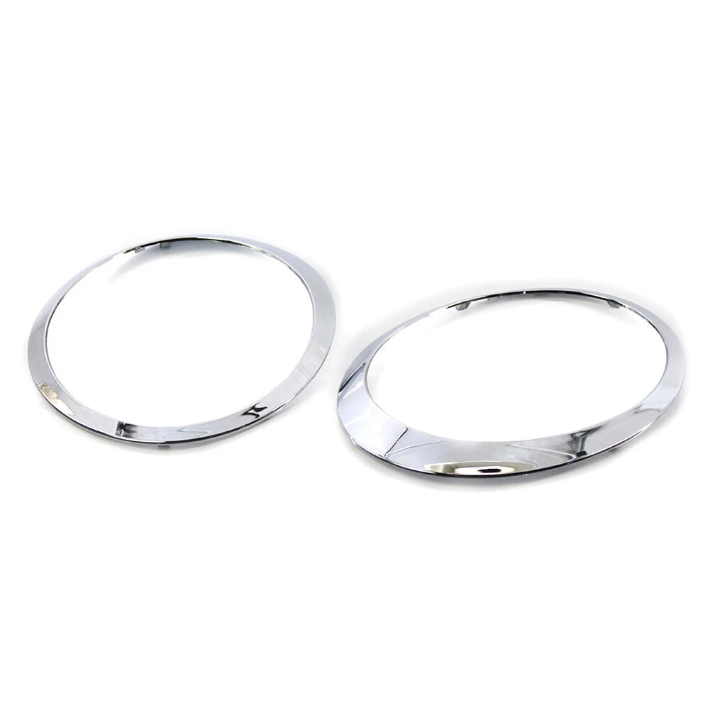 1 Pair Chrome Headlight Trim Ring for BMW Mini R55 R56 R57 R58 R59