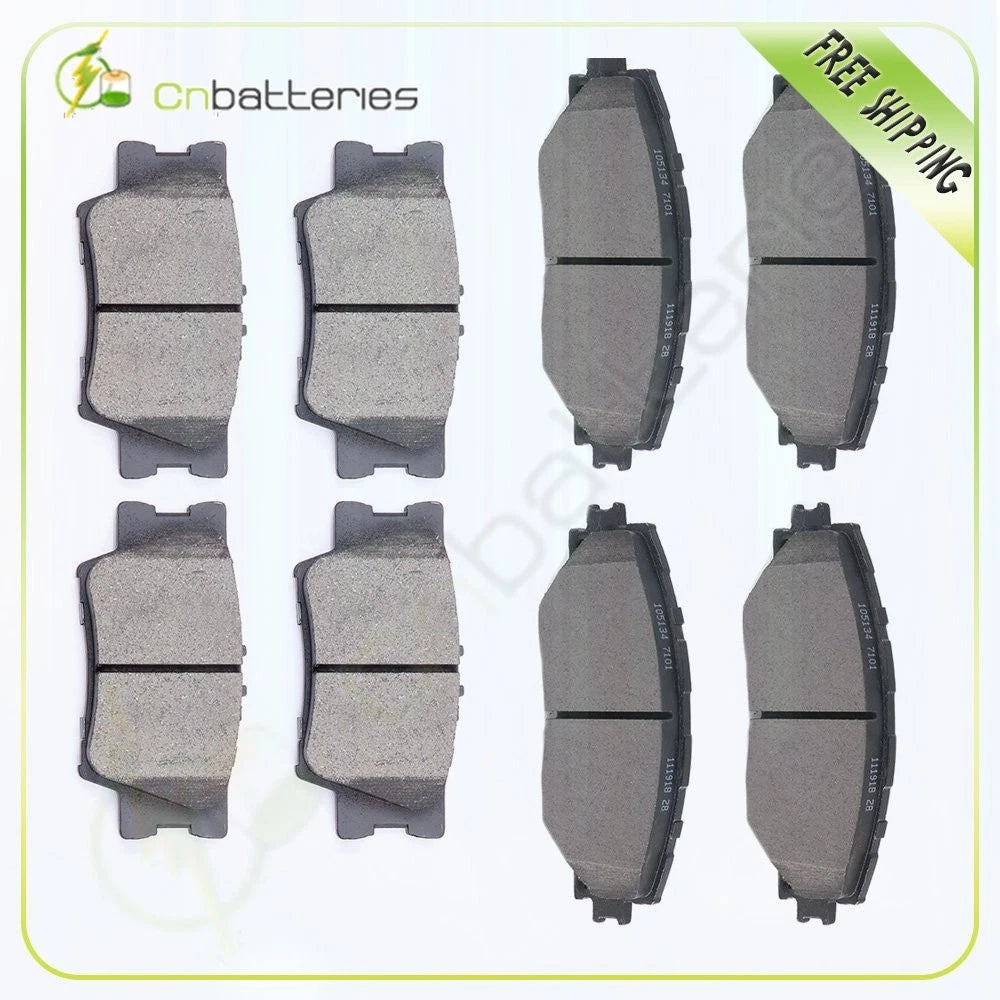 Set of 2 Ceramic Brake Pads for Pontiac Vibe GT (2009–2010)