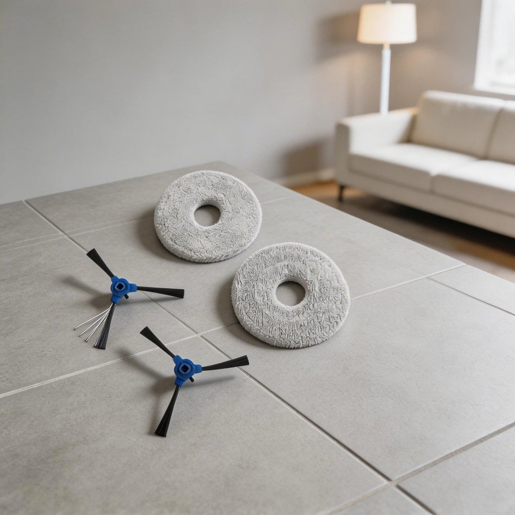 Side Brush Mop Kit for Robot Vacuum (Easy Installation)