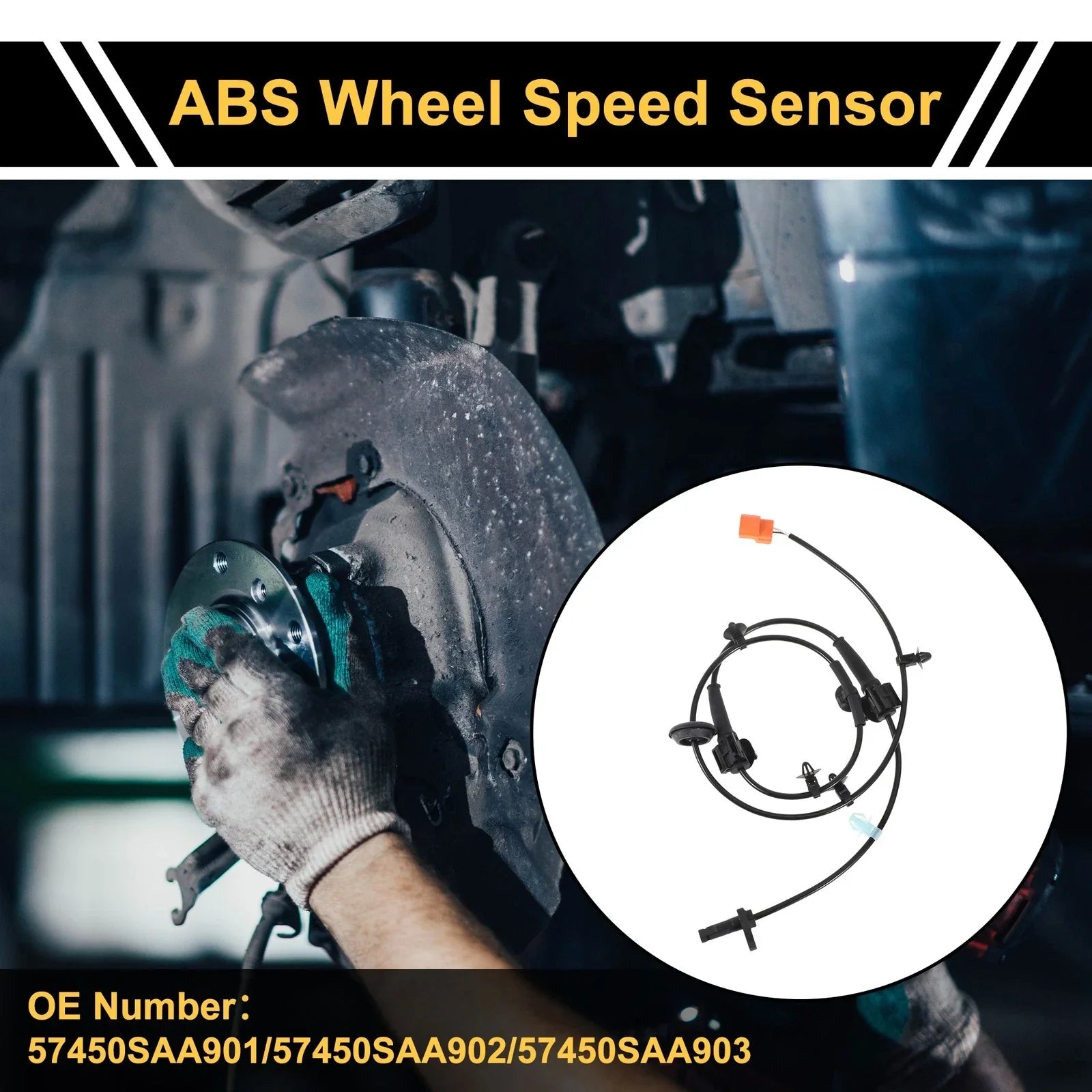 ABS Wheel Speed Sensor for Honda Jazz Front Right (2002-2008)