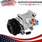 AC Compressor with Clutch for Chrysler Town & Country, Dodge Grand Caravan (2011–2016)