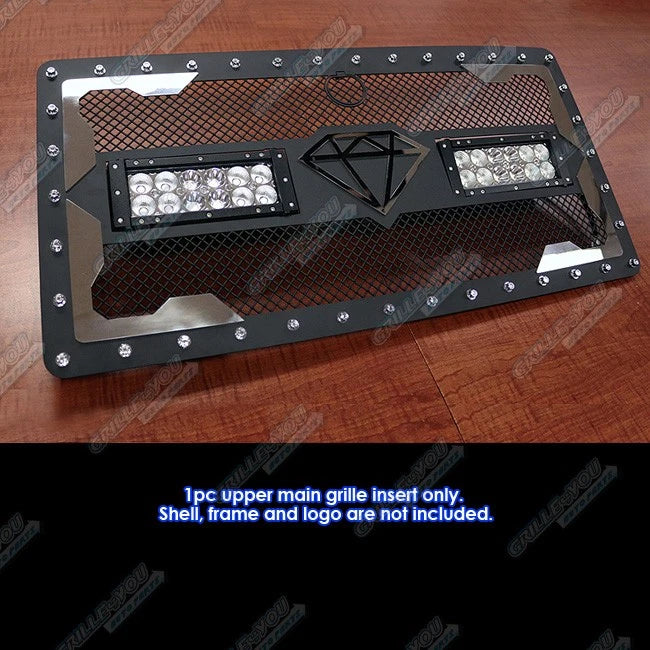 LED Grille Insert for Jeep Wrangler JK (2007–2018)