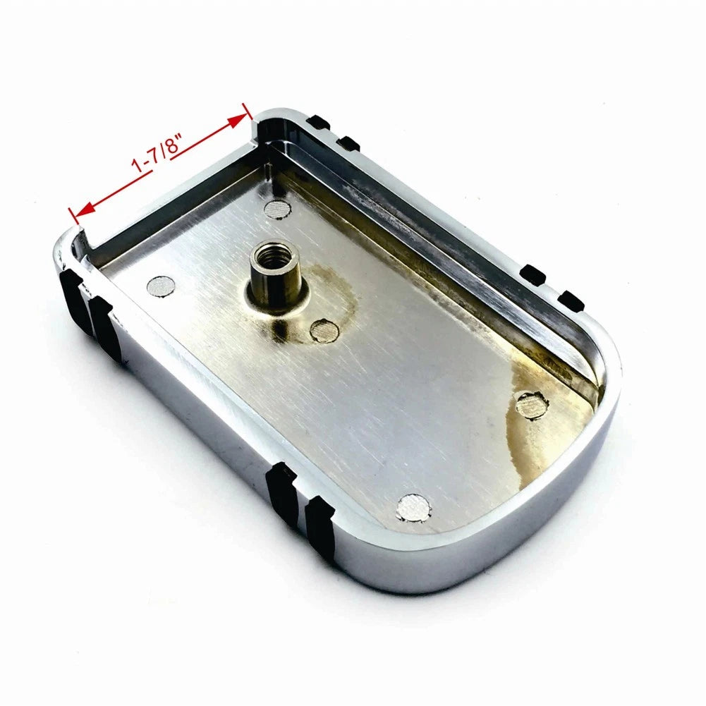 Large Brake Pedal Pad for Harley FL Softail (1986–2017) Chrome