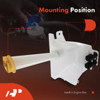 Windshield Washer Reservoir with Cap and Pump for Chevy Aveo5 (2009-2011)