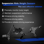 Rear LH RH Suspension Ride Height Sensor for Chevy GMC Cadillac (2004–2011) 924-488
