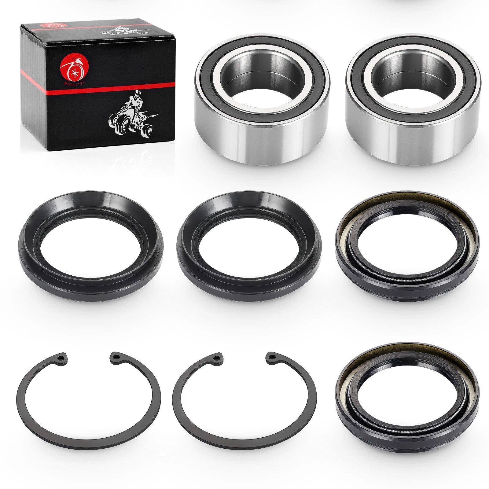 Rear Wheel Bearings & Seals Kit for Honda Rincon 650 TRX650 (2003–2005)
