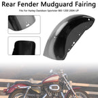 Rear Fender Mudguard Fairing for Sportster 883 1200 (2004–Present) Carbon