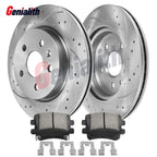 Rear Disc Rotor Ceramic Brake Pads for Chevy Malibu / Buick LaCrosse (2014–2023)