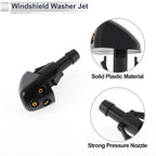 Windshield Washer Nozzle Set of 1 for Suzuki (Black)