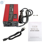 3 Pin Round Plug Battery Charger for Club Car Golf Carts (48V, 10A)