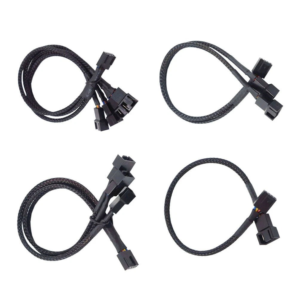 4-Pin PWM Fan Power Splitter Cable for PC Fans (26cm)