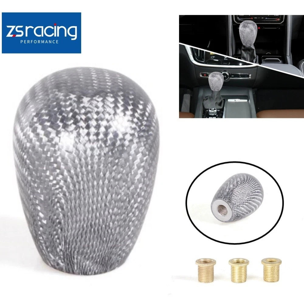 Carbon Fiber Manual Gear Shift Knob for Universal JDM Vehicles