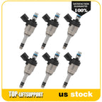 Set of 6 Fuel Injectors for Hyundai Santa Fe, Azera, Kia Sedona, Sorento