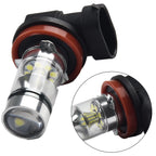 2X H11/H8 10000K-6500K LED Fog Lights 60W