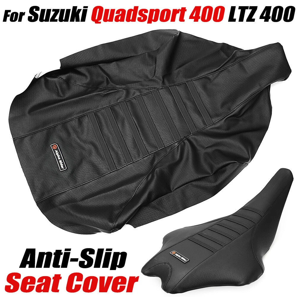 Seat Cover for Suzuki LTZ 400 Quadsport Z400 (2003–2009) Black Anti-Slip PVC