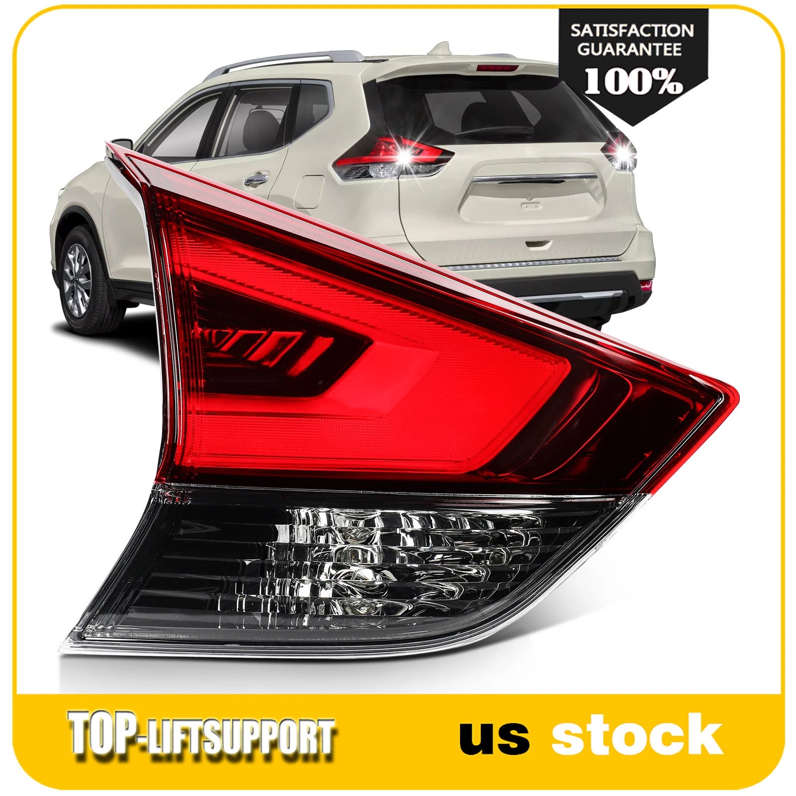 LED Tail Light Assembly for Nissan Rogue (2017–2020) Inner Left Driver Side