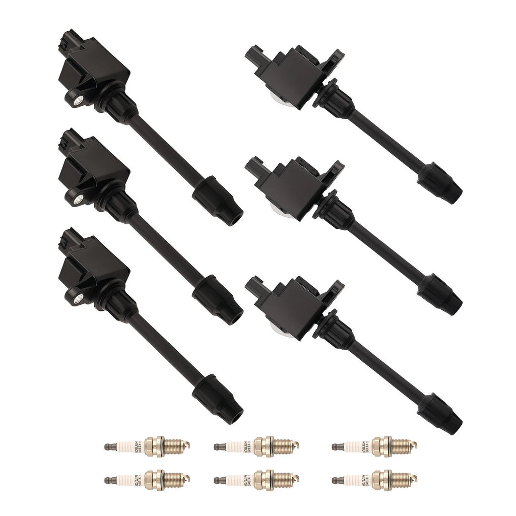 Ignition Coil Spark Plug Set for Infiniti I30 Nissan Maxima (2000-2001)