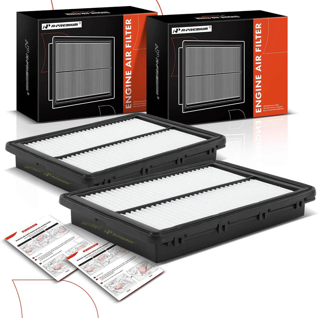 2X Engine Air Filter for Hyundai Sonata Kia Optima (2015–2019)