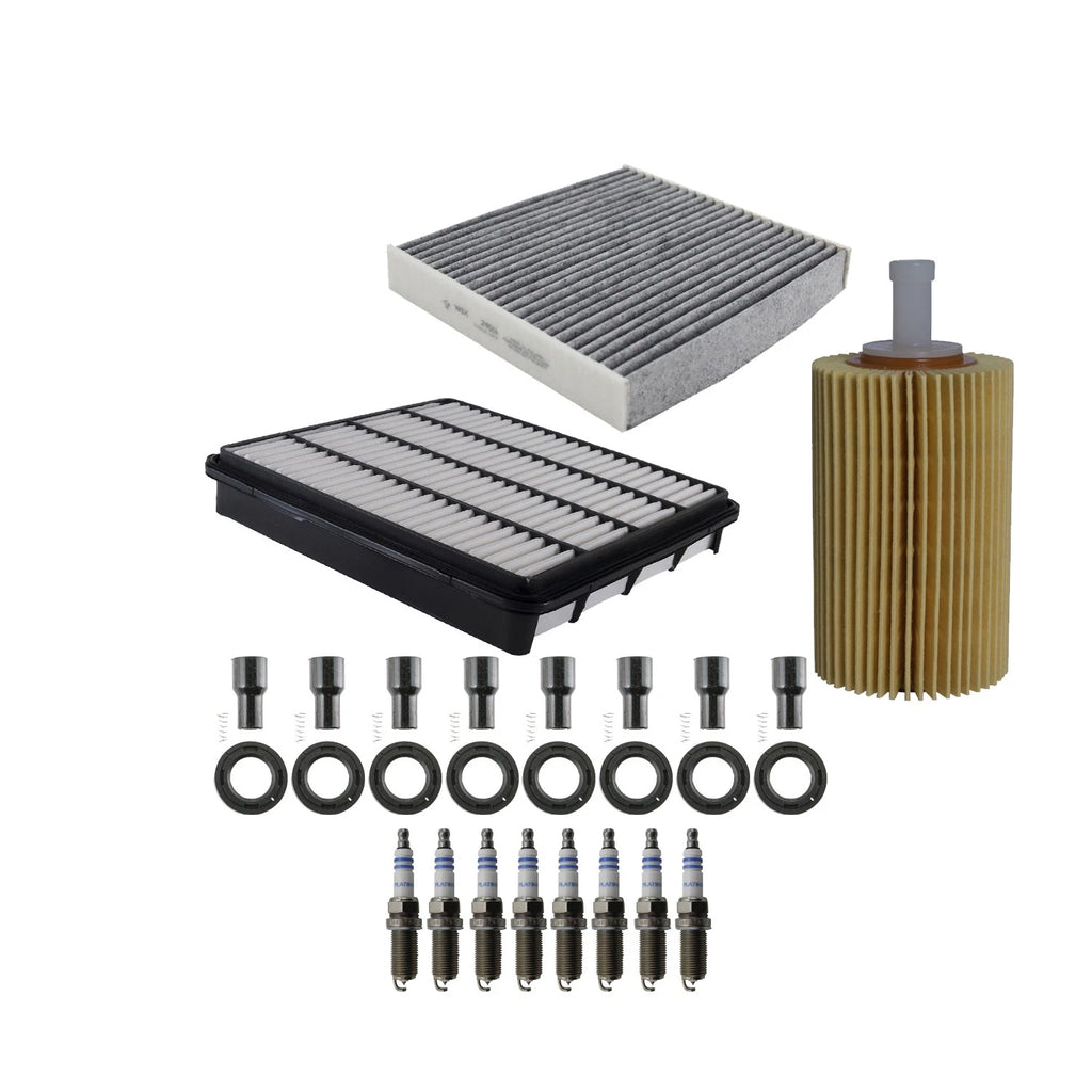 Denso Tune Up Kit (Set of 8 Spark Plugs & Boots) for Lexus LX570, Toyota Sequoia, Tundra (2007–2021)
