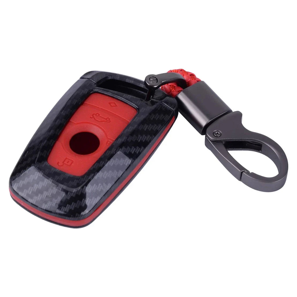 Carbon Fiber Key Fob Box Cover for BMW 1 2 3 4 5 6 7 Series (2012-2020)