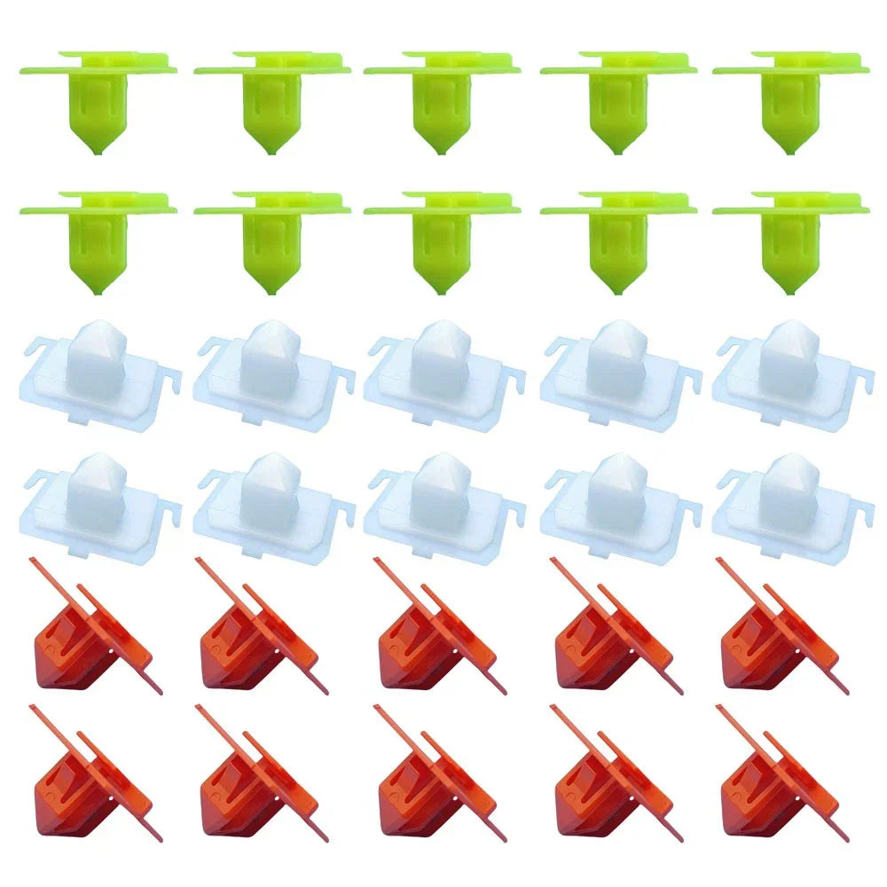 30 Pcs Rocker Moulding Clips for Toyota