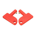 Pack of 10 Red Battery Isolation Keys for Auto Marine Boat Truck