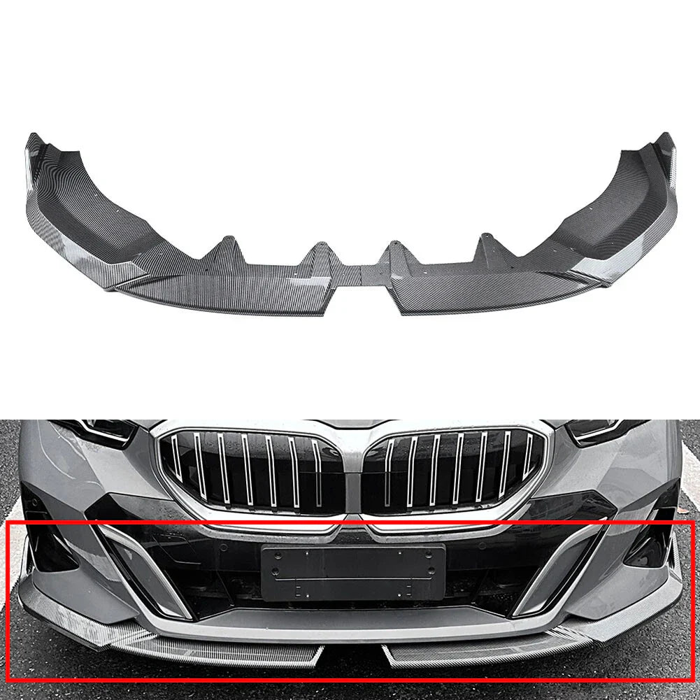 Front Bumper Splitter Lip for BMW 5 Series G60 G61 M Sport (2024)