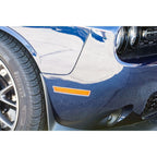 4pc Polished Stainless Steel Side Marker Trim for Dodge Challenger (2015–2017)