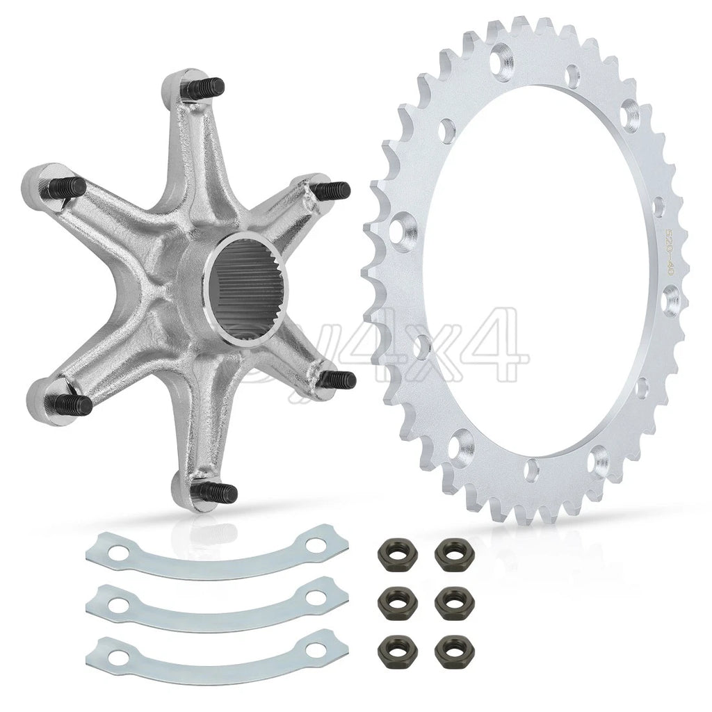Sprocket & Hub for Yamaha Warrior 350 (1989–2004) 3GD-25386-00-00 2XJ-25412-00-00