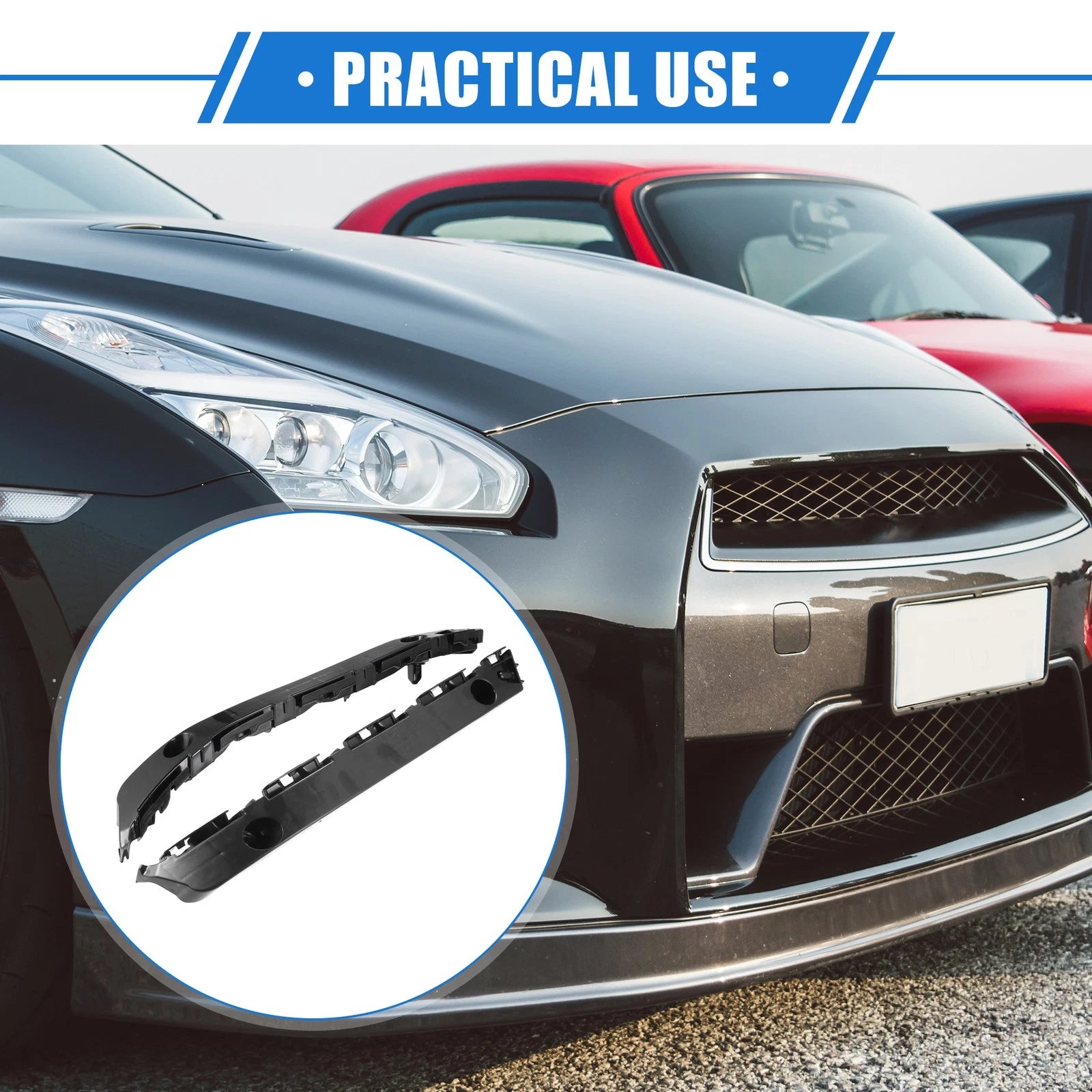 Set of 2 Front Bumper Brackets for Toyota Sienna (2011–2020)