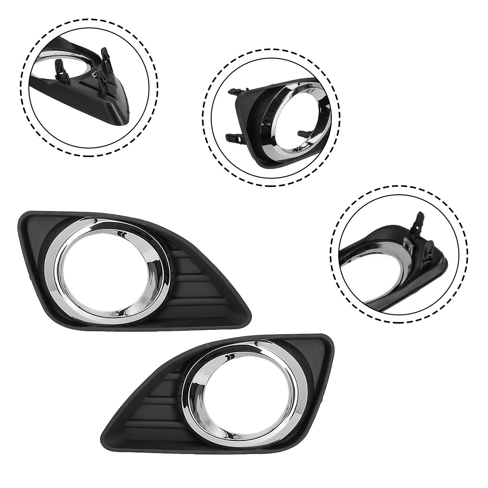 Fog Light Frame Set for Camry (2010–2011)