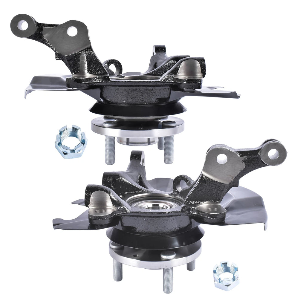 Steering Knuckle Set of 2 for Hyundai Accent, Kia Rio, Rio5 (2006–2011)