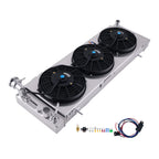 3 Row Aluminum Radiator w/ Shroud Fan for Jeep Cherokee 2.5L (1995–2000) MC1193