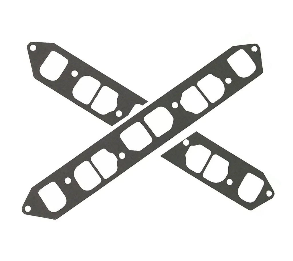 Set of 2 Exhaust Manifold Gaskets for Mercruiser 2.5 3.0 4cyl (27-96429, 18-1204)