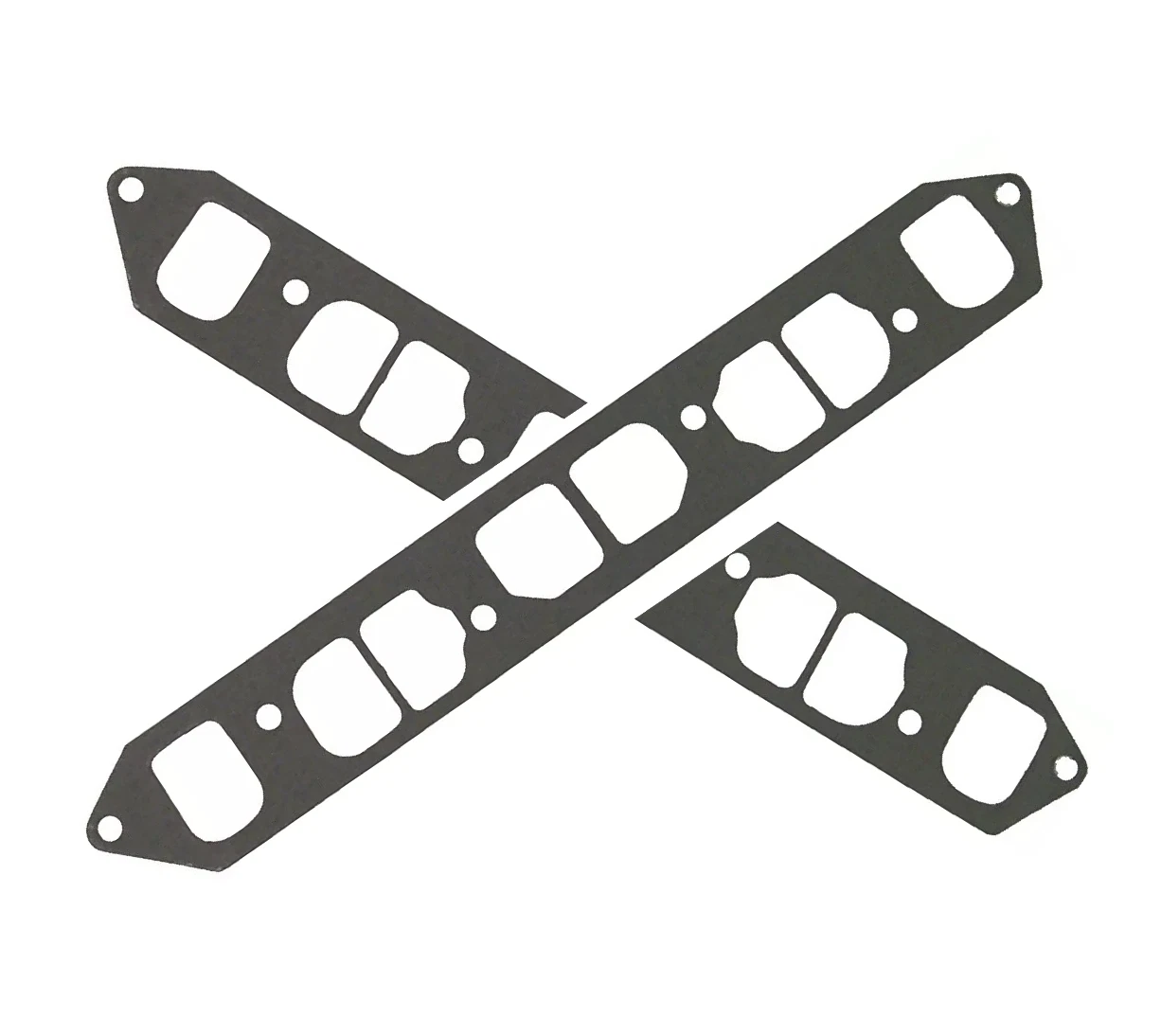 Set of 2 Exhaust Manifold Gaskets for Mercruiser 2.5 3.0 4cyl (27-96429, 18-1204)