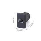 USB-A QC 36W Port Socket for Ford Transit Custom (2012–2017)
