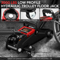 1.5 Ton Hydraulic Floor Jack 3000lbs Capacity with Swivel Casters